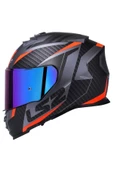 LS2 Storm 2 Racer Mat Tıtanıum-turuncu Kask - 1
