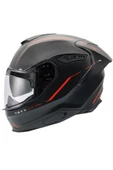 Nexx Y.100R REACT MAT SİYAH-KIRMIZI KASK L - 1