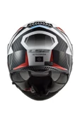 LS2 Storm 2 Racer Blue Red Motorcu Kaskı Uyumlu thumbnail 2