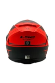 LS2 STORM 2 FIST MAT TURUNCU-SİYAH KASK SİYAH CAM - 6