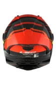 LS2 Thunder Karbon Gp Aero Fıre Kırmızı-siyah Kask - 4