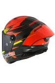 LS2 Thunder Karbon Gp Aero Fıre Kırmızı-siyah Kask thumbnail 2