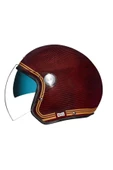 Nexx X.g20 Lıgnage Karbon Bordo-sarı Kask - 1