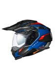 Nexx X.wed 3 Keyo Mat Mavi-kırmızı Kask thumbnail 1