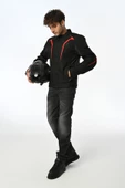 LS2 Sepang Black Gray Red Motorcu Montu - 4