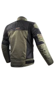 LS2 SHADOW KORUMALI MOTOSİKLET MONT HAKİ-SİYAH-NEON TURUNCU - 2