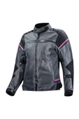 Prohel Ls2 Rıva Kadın Mont Siyah-gri-pembe Ceket Mont - 1