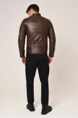 Vexo Moto Deri Mont Antik Kahve - 6