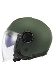 LS2 Classy Yarım Kask Mat Yeşil thumbnail 2