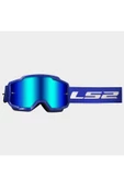 LS2 Motokros Gözlük Charger Goggles Iridyum Camlı Mavi - 1
