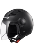 LS2 Aırflow Mat Siyah Yarım Kask [large Beden] - 1
