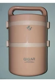 QIGAR, 2Litre, Çelik, Yuvarlak, Yemek taşıma kabı, Sefer tası, Yemek Termosu, FOOD 1095 - 1