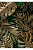 Harikabirev HARİKABİREV|SİYAH-GOLD TROPİK YAPRAK KOMBİNİ |PLEKSİ ÇERÇEVELİ MDF TABLO KRFZ thumbnail 4