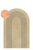 Harikabirev HARİKABİREV|BOHEM SOFT MODEL  04 AHŞAP ÇERÇEVELİ MDF TABLO|AHKRFZ - 2