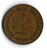 Almanya 10 Pfennig 1969-G (mp1841) - 1