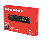 XPG 2TB Gammix S70 Blade 7400MB-s-6800MB-s PCIe Gen4 x4 M.2 2280 Ssd Harddisk thumbnail 2