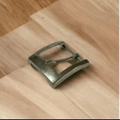 Kemer Tokası 3,5 cm Bej Nikel Hafif Ürün (Leathercraft, Deri Hobi) - 1