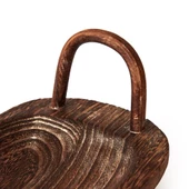 Bambum Bavola Kulplu Küçük Oval Tepsi B1631 - 2