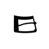 Kemer Tokası 3,5 cm Siyah Boyalı Hafif Ürün (Leathercraft, Deri Hobi) - 4