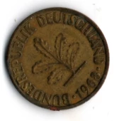 Almanya 10 Pfennig 1968-G (mp1842) - 1
