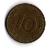 Almanya 10 Pfennig 1988-D (mp1852) - 2