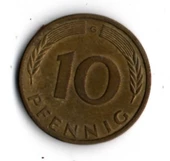 Almanya 10 Pfennig 1988-G (mp1854) thumbnail 2