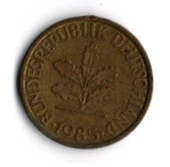 EABİ-Almanya 10 Pfennig 1985-F (mp1857) thumbnail 1