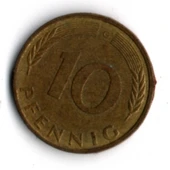 Almanya 10 Pfennig 1988-G (mp1846) - 2