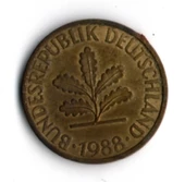 Almanya 10 Pfennig 1988-G (mp1854) thumbnail 1