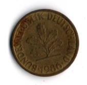 Almanya 10 Pfennig 1986-G (mp1858) thumbnail 1