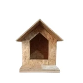 Reyo Kedi Evi Dış Ortam Uygun Ahşap Kedi Evi OSB 45x40x40 cm - 3