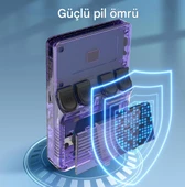 Retro El Oyun Konsolu3,5 inç IPS Ekran, Linux Sistemi, Taşınabilir Oyun ve Eğlence Cihazı, 64G TF Kartı Dahil Mor - 7
