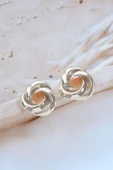 Silver Loop Küpe - 1