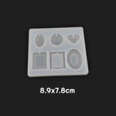 Reçine Epoksi Kalıbı - 6'li Kolye -Kod:971 - 2