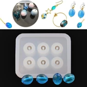 Arpa Boncuk Epoksi Kalıp Kehribar Model 16mm -Kod:163 - 1