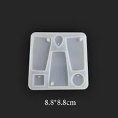 Küpe Kolye Reçine Epoksi Kalıp -Kod:126 - 1