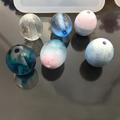 Arpa Boncuk Epoksi Kalıp Kehribar Model 16mm -Kod:163 - 3