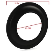 0,40 MM MAT SİYAH SOBA BORU AYNASI - 2