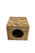 Reyo Kedi Evi Dış Ortam Uygun Ahşap Kedi Evi 34x27x24 cm - 3