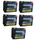 MONERO YTX5L 5ALÇAK MOTOSİKLET AKÜSÜ 5 Lİ PAKET EBATLAR:113*68*105mm - 1