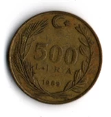 T.C. 500 Lira 1989 (mp1878) - 2