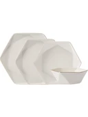 Karaca Streamline Esquina 24 Parça 6 Kişilik New Bone Yemek Takımı - 3