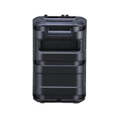 Zore GD-903 Dijital LED Göstergeli FM Radyolu Mikrofonlu RGB TWS 8 inç Stereo Bass Kablosuz Karaoke Hoparlör thumbnail 4