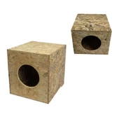 Reyo Kedi Evi Dış Ortam Uygun Ahşap Kedi Evi OSB 40x30x30 cm - 3