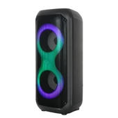 Zore GD-2413 FM Radyolu RGB TWS Çift 4 inç Stereo Bass Kablosuz Hoparlör thumbnail 3