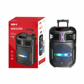 Zore GD-1503 Dijital LED Göstergeli FM Radyolu Mikrofonlu RGB TWS 15 inç Stereo Bass Kablosuz Karaoke Hoparlör thumbnail 4