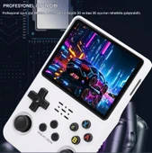 QASUL R36S Oyun Konsolu El Atarisi HD EKRAN  64 Gb Hafıza +15.000 Oyun BEYAZ - 4