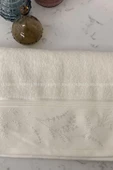 Özdilek Ditsy El-Yüz Havlusu 4 Adet-Krem-Gri - 5