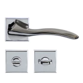 Bilecik WC Banyo Kapı Kolu Krom İnox Sağa Sola Uygun İç Dış Wc Kapısı Kilitlenebilir 1 Takım thumbnail 4