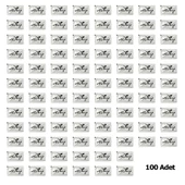 Tek Kullanımlık Otel Islak Mendil Paket / 6x10 Cm. / Türkiye Yazılı Baskılı Poşet / 100 Adetlik Paket thumbnail 2